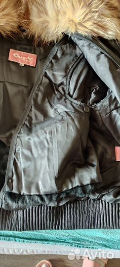 Кожаная куртка с натуральным мехом