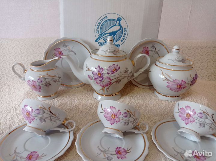 Чайный сервиз дулево новый
