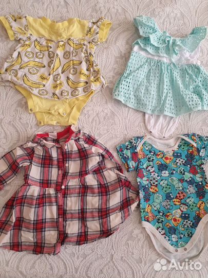 Пакет летней одежды для девочки 68