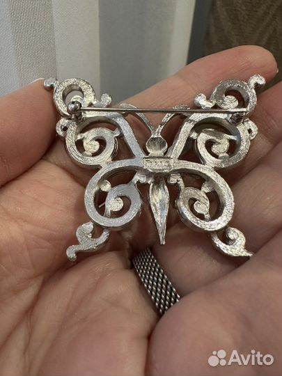 Винтажная брошь Бабочка Trifari