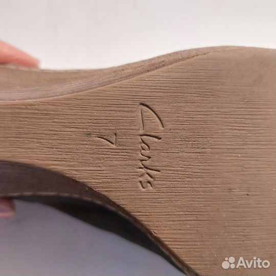 Женские полуботинки Clarks Англия 41 оригинал