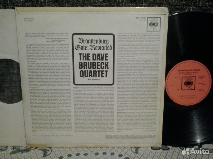 Виниловая пластинка Dave Brubeck Quartet