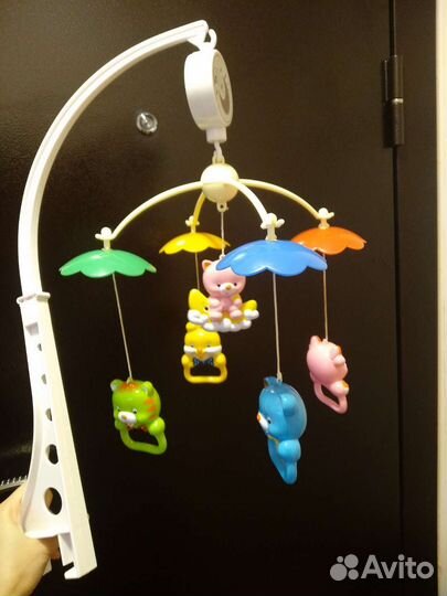 Мобиль на кроватку 2 в 1 (музыкальный)