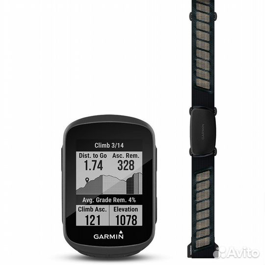Вело Компьютер Garmin Edge 130 Plus HR Bundle
