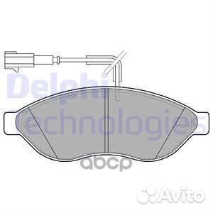 Колодки тормозные дисковые перед LP1992 Delphi
