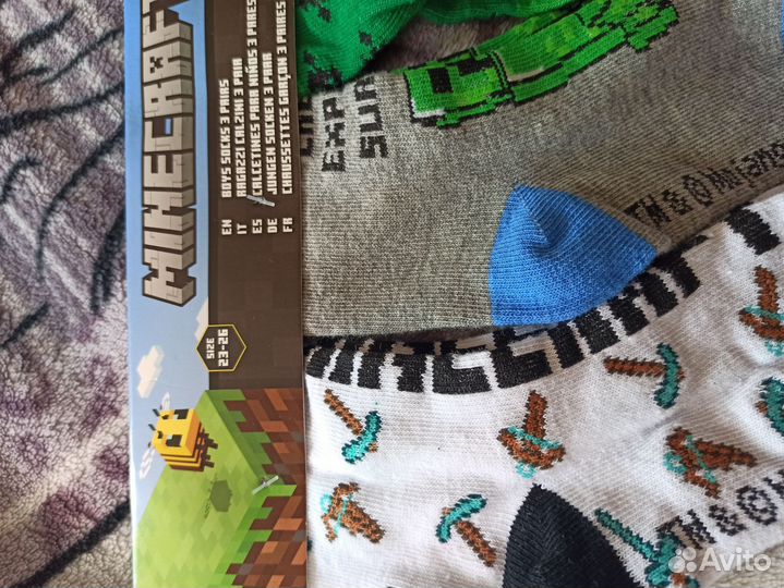 Носки Майнкрафт minecraft