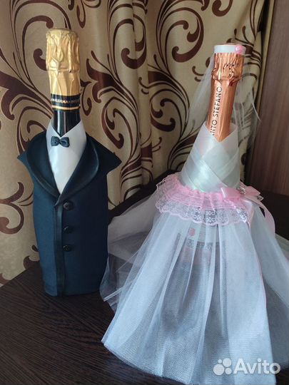 Украшение на шампанское