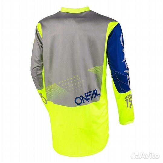 Джерси Oneal Element-factor grey-yellow