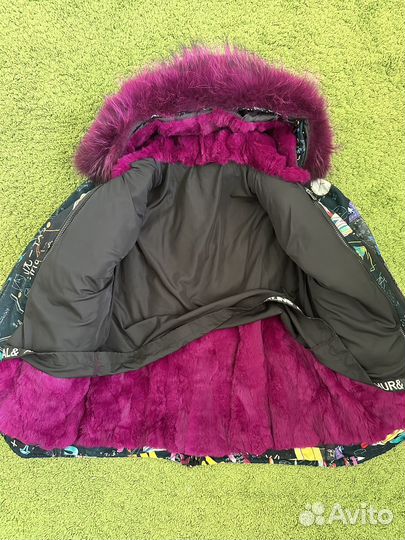 Парка зимняя на кролике