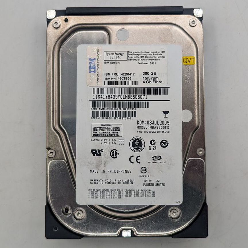 [MBA3300FD] Жесткий Диск 42d0417, 46c8836, Ca06776