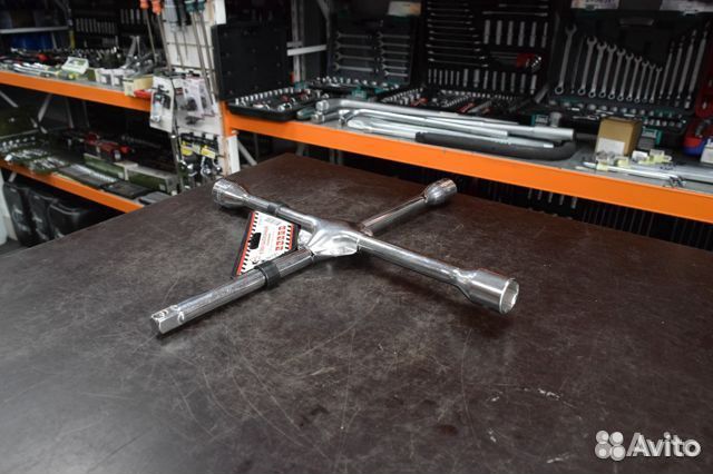 Ключ баллонный крестовой 17x19x21x1/2 DR усиленный