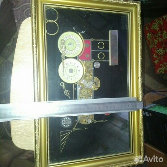 Картина Коллаж Часы