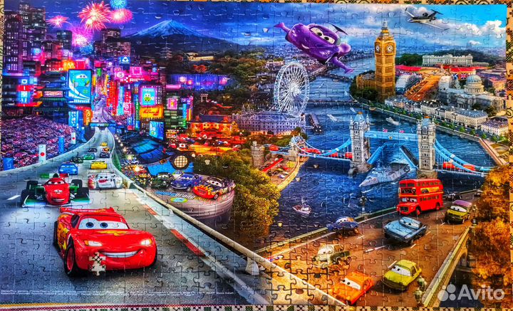 Пазлы для мальчика Машинки Тачки