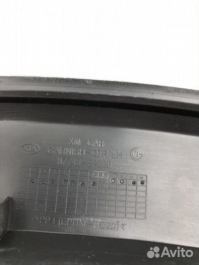 Накладка заднего крыла левого Kia Sorento 2 (XM)