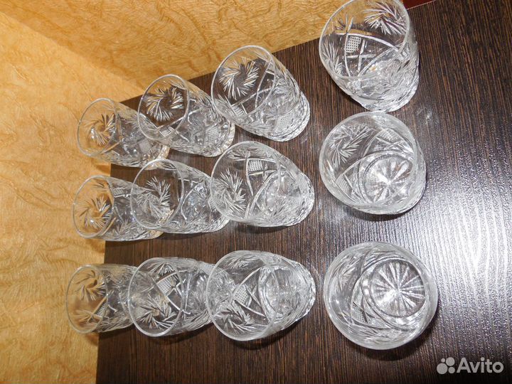 Стопки хрустальные