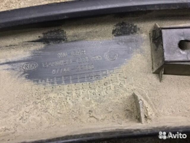 Накладка заднего крыла Киа Соренто после 2009 года