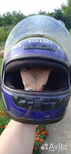 Шлем для мопеда, мотоцикла