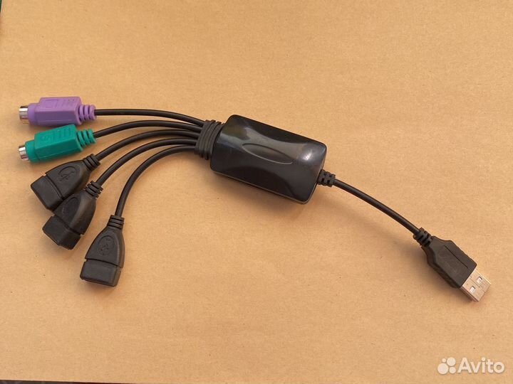 Кабель-переходник USB - USB + PS2