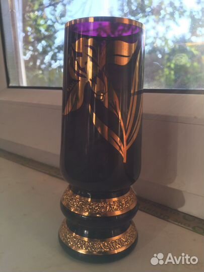 Вазочка богемия 15см