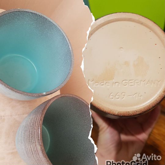 Керамические кашпо и горшки с поддоном для цветов