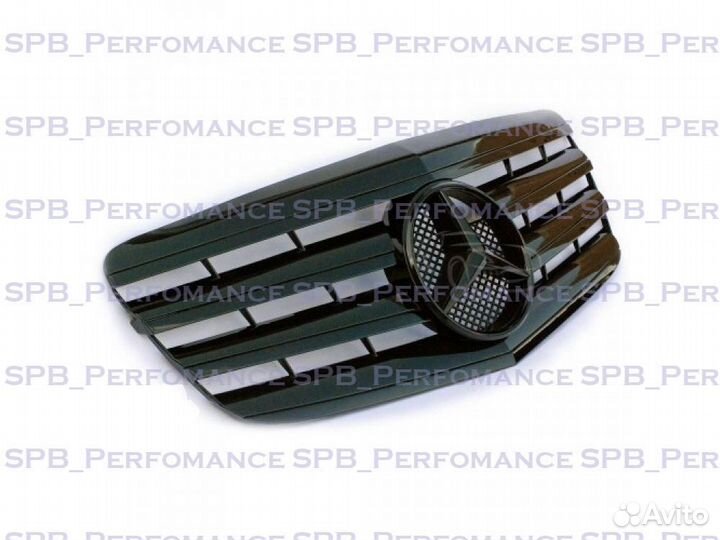 Mercedes W211 06-11 решетка AMG черная