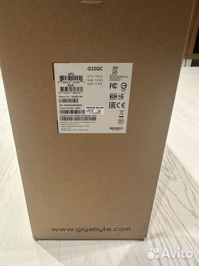 Gigabyte g32qc