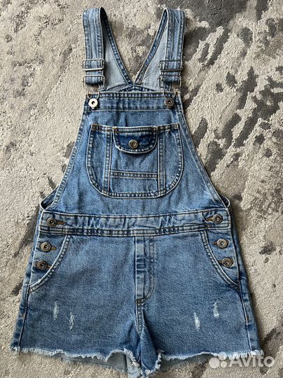 Джинсовый комбинезон zara