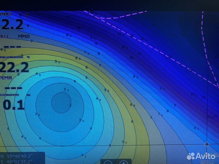 Карта глубин