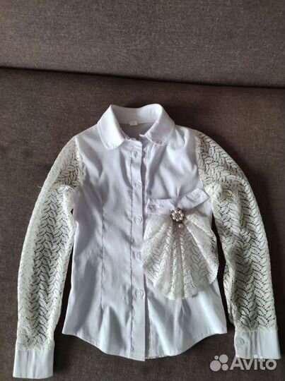 Блузка на девочку 7-9 лет