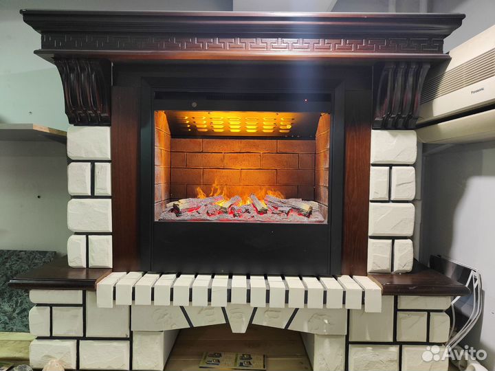 Электрокамин 3d комплект