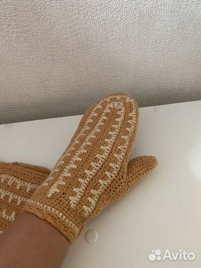 Варежки ручной работы