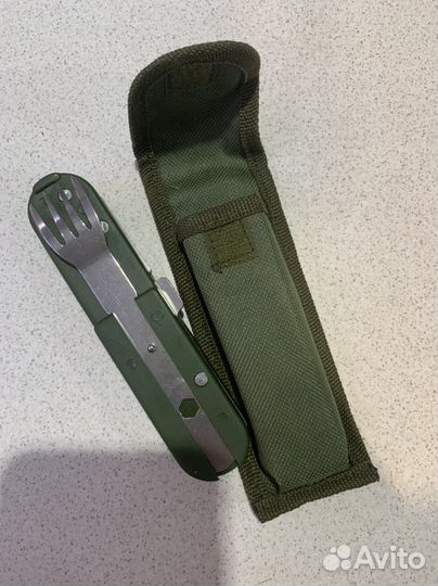 Походный набор вилка, ложка и нож