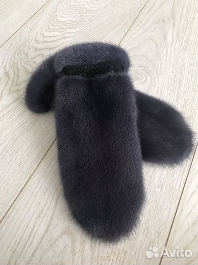 Меховые варежки (натуральный мех)