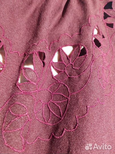 Платья с ручной вышивкой ришелье