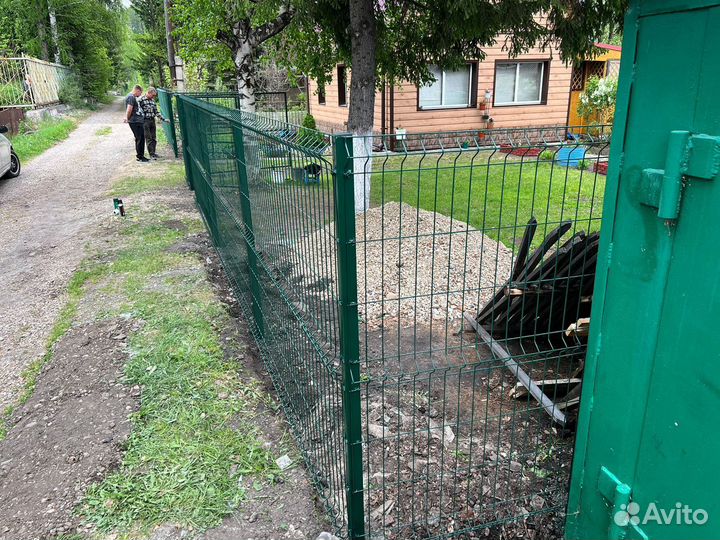 Забор из сетки 3д под ключ
