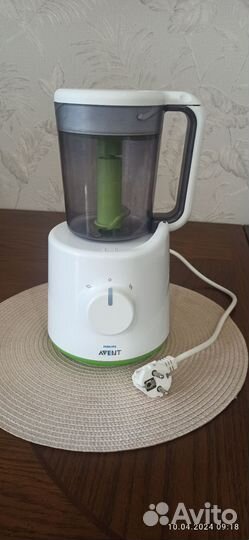 Пароварка блендер avent