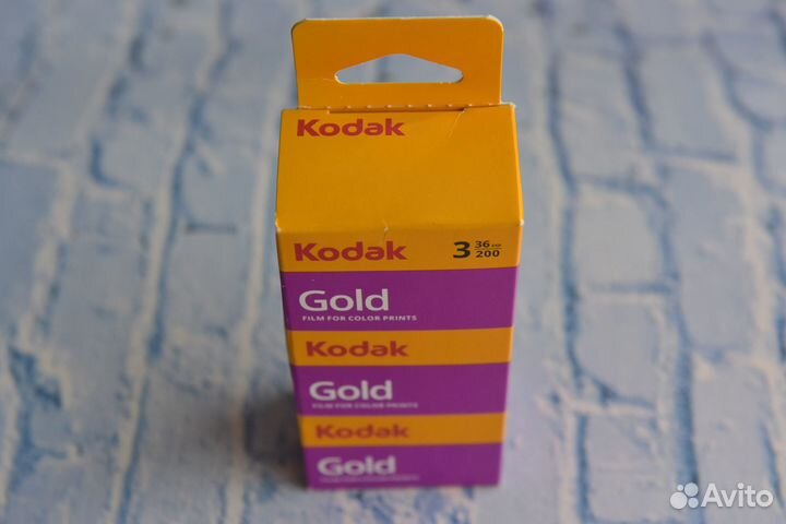 Фотопленка kodak 3шт в коробке 2025г