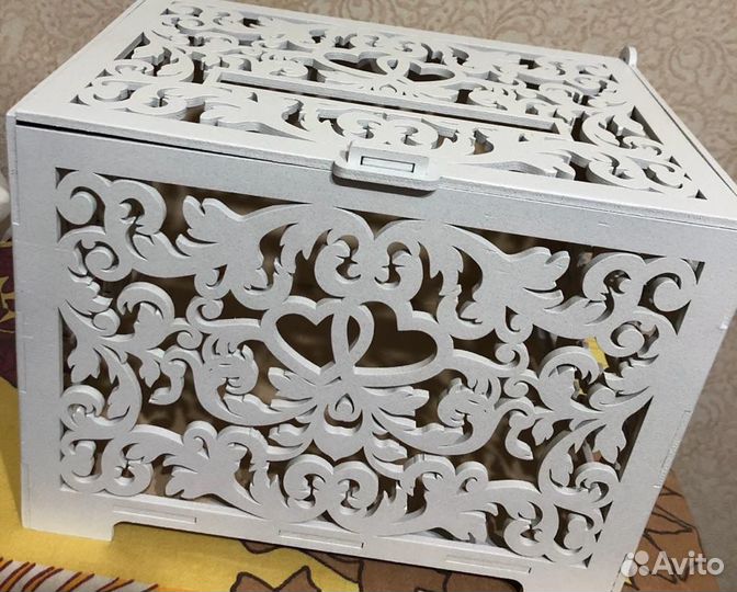 Свадебная коробка для денег