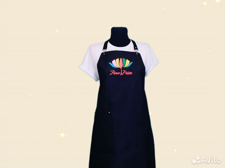 Фартук для флориста с логотипом