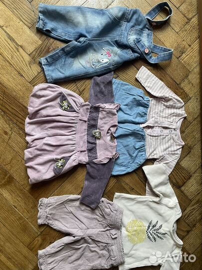 Вещи на девочку 3-6мес