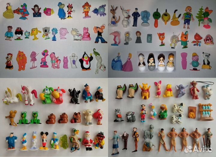 Игрушки из киндера N1. Сначала читаем,потом пишем