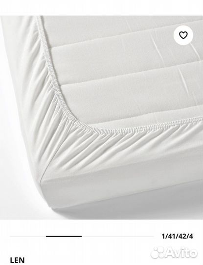 Простынь на резинке 120 60 IKEA