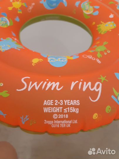 Круг плавательный детский Swim ring