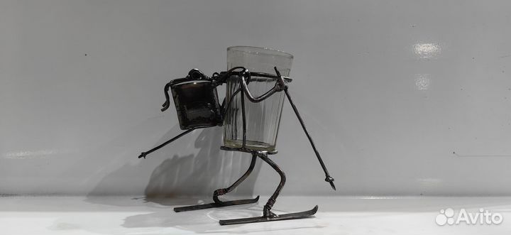 Металлический подстаканник сувенир