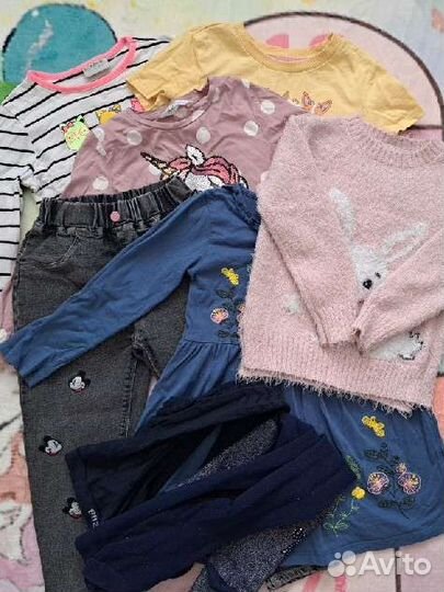 Детская одежда для девочек пакетом
