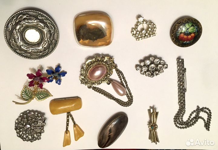Винтажные броши СССР