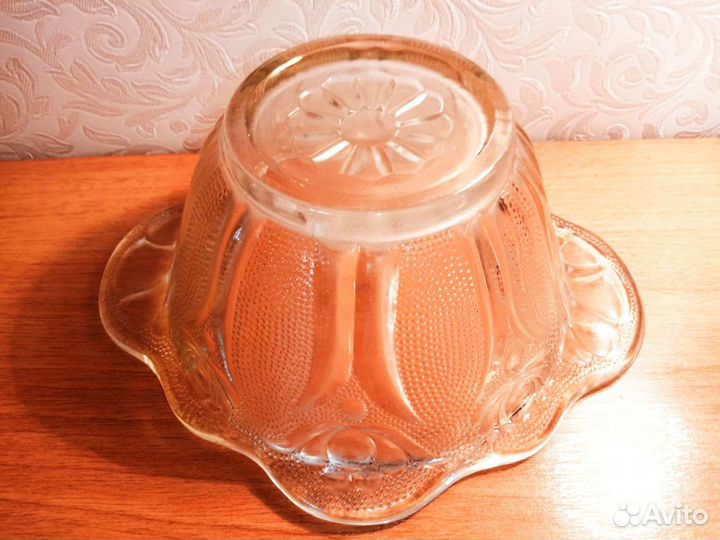 Ваза -конфетница стекло 20смх10см СССР