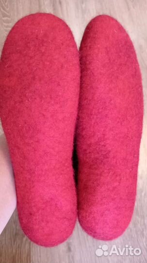 Ручная работа. Домашние валеночки-носки