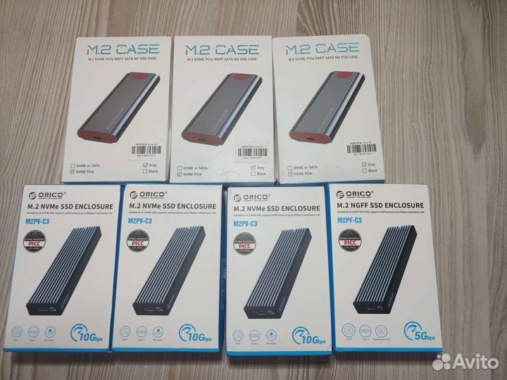 Внешний корпус для ssd m2, nvme и SATA