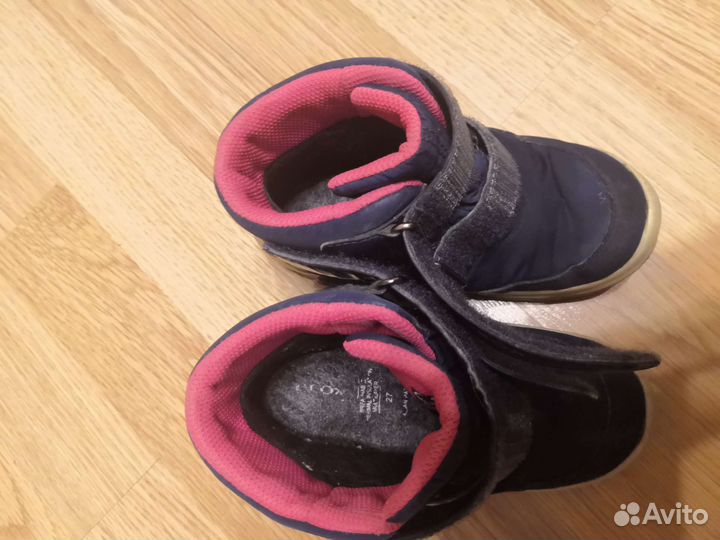 Зимние ботинки geox, 27